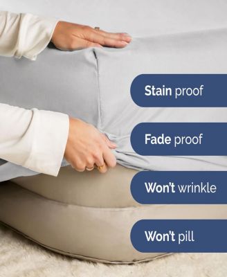 Cotton Fitted Sheet 18" - 24" Inch Extra Deep Pocket - Twin