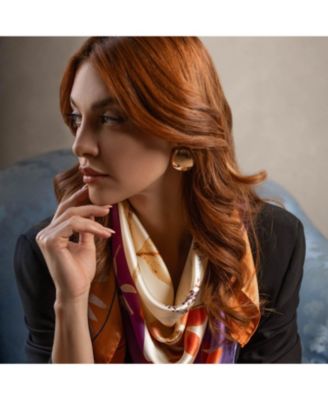 Cristina - Hand Rolled Silk Foulard for Women