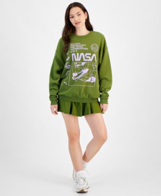 Self Esteem Juniors Nasa Graphic Sweatshirt Skort