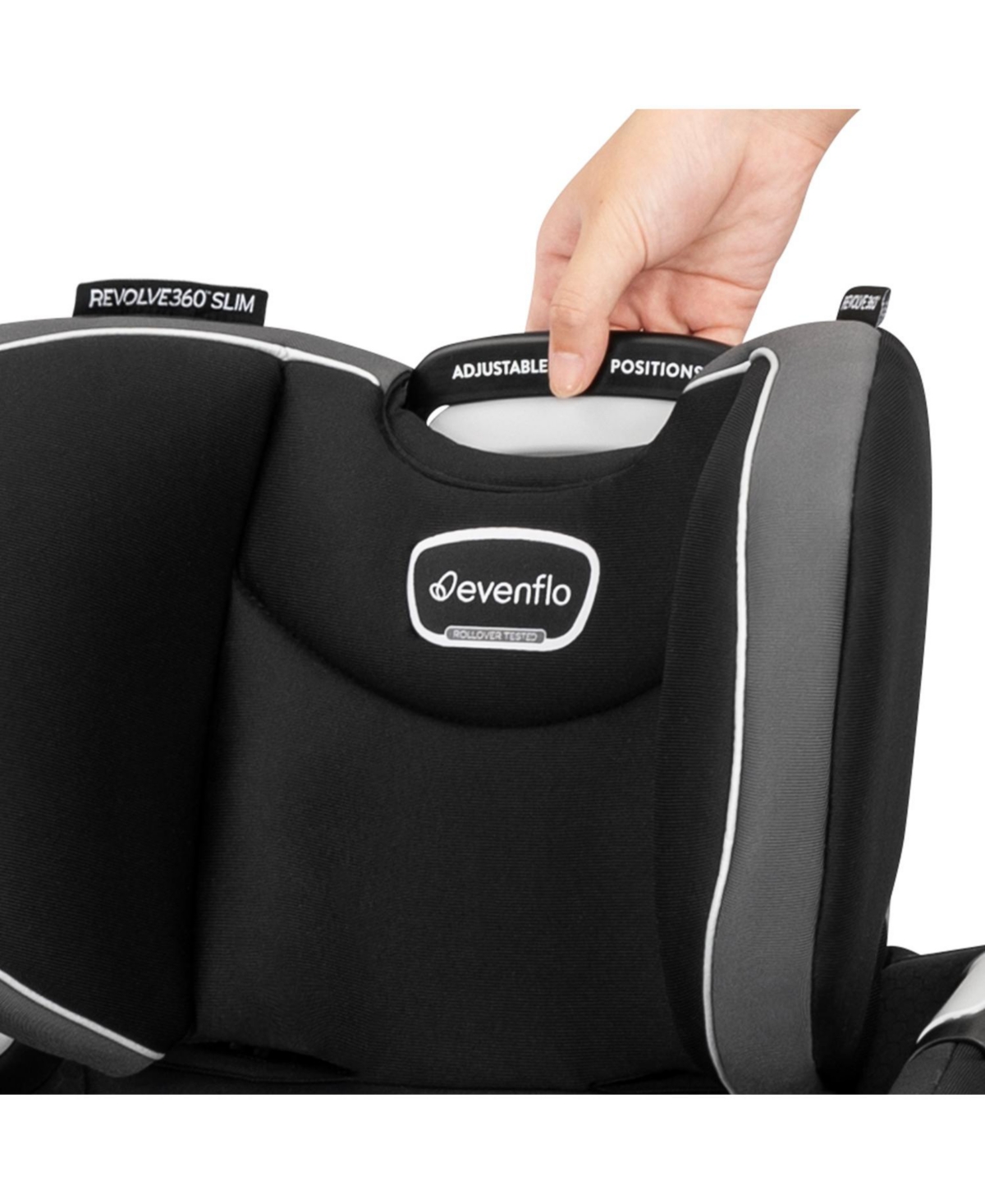 Evenflo Revolve 360 Slim Convertible Car Seat Rotational 2 In 1 In Black