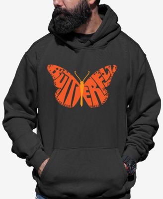 Butterfly - Men's Word Art Hooded Sweatshirt