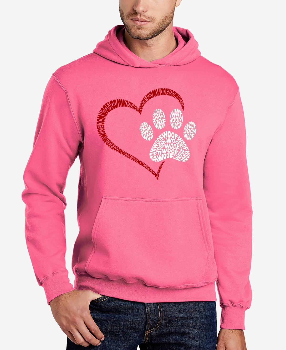 Shop La Pop Art Paw Heart In Pink