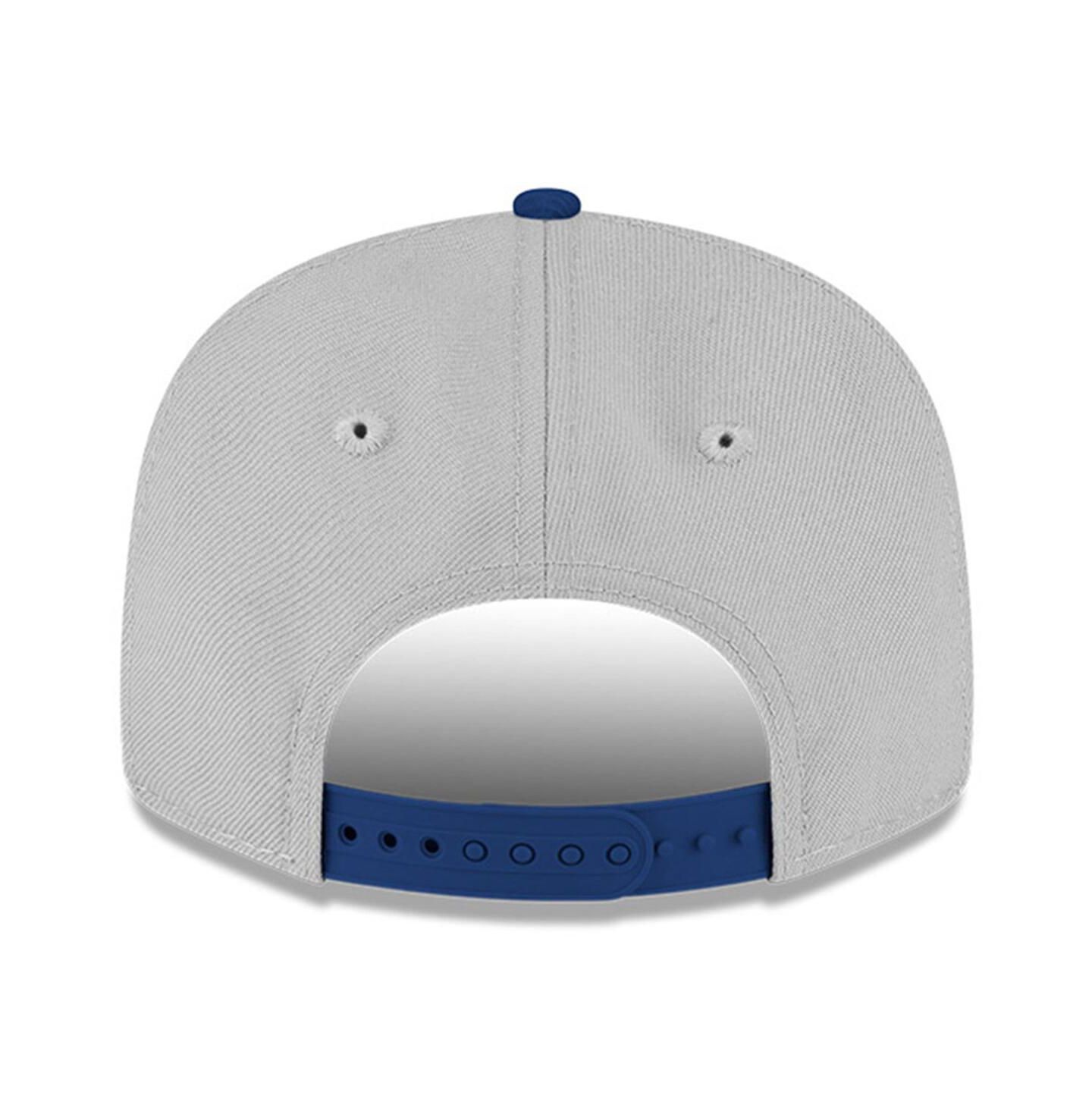 Мужская кепка New Era Gray/Blue Track house Racing Graffiti 9forty Adjustable Hat — фото 4