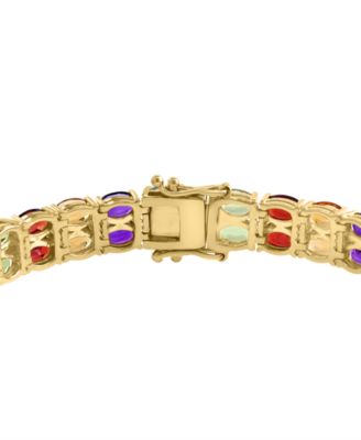 EFFY&reg; Amethyst Tennis Bracelet (25-1/3 ct. t.w.) in Sterling Silver. (Also available in Citrine & Blue Topaz)