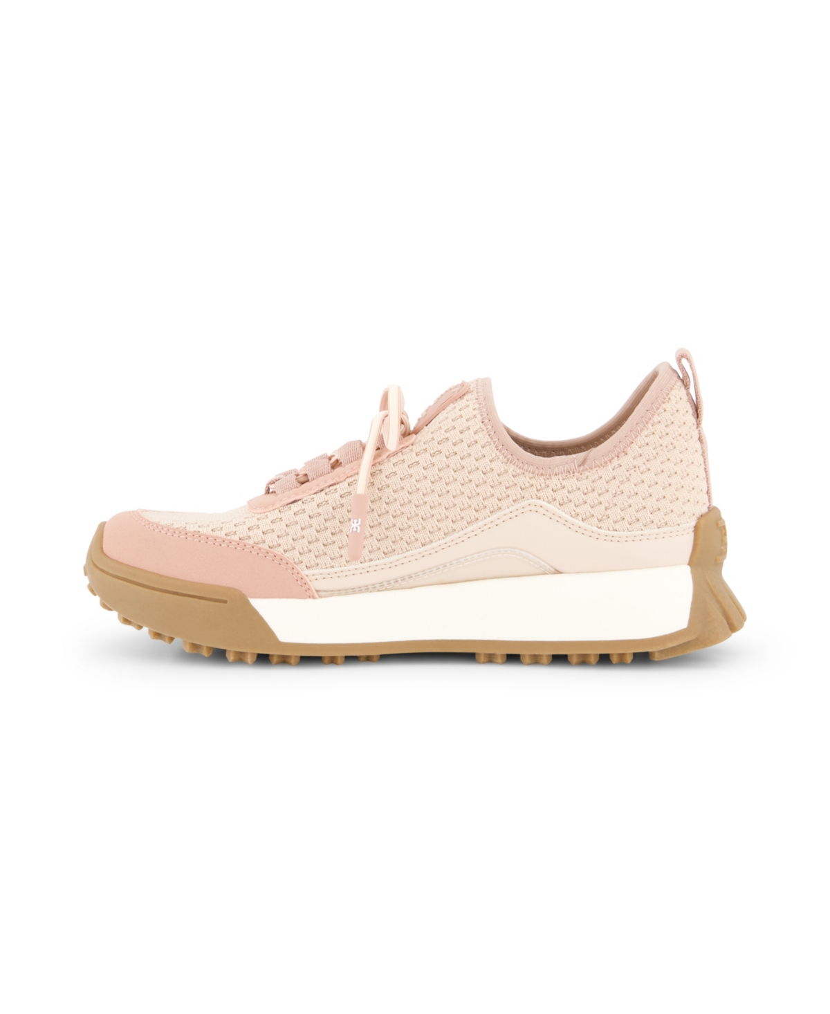 Shop Sam Edelman Little And Big Girls Lenny Lucie Lace Up Sneaker In Rose