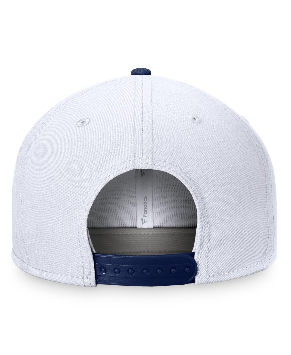 Fanatics Branded Men'sNavy Team Usa Snapback Hat - White, Navy