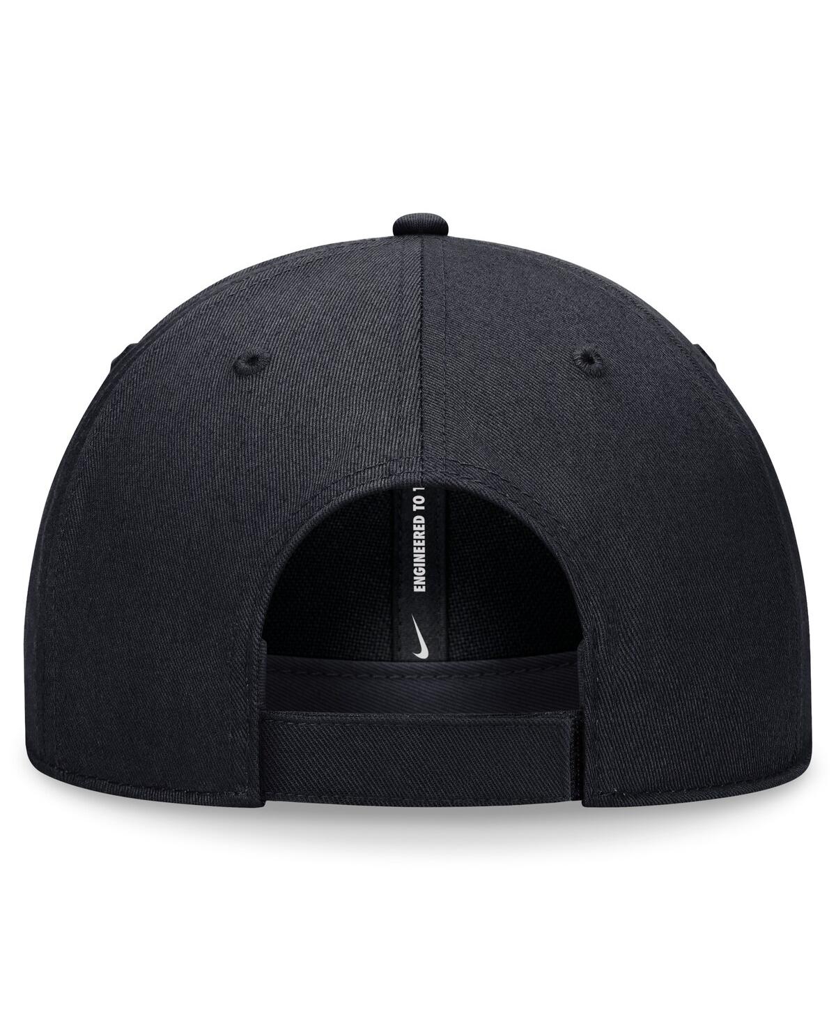 Nike Men's Navy Seattle Mariners Evergreen Club Performance Adjustable Hat In Pitblu,pb
