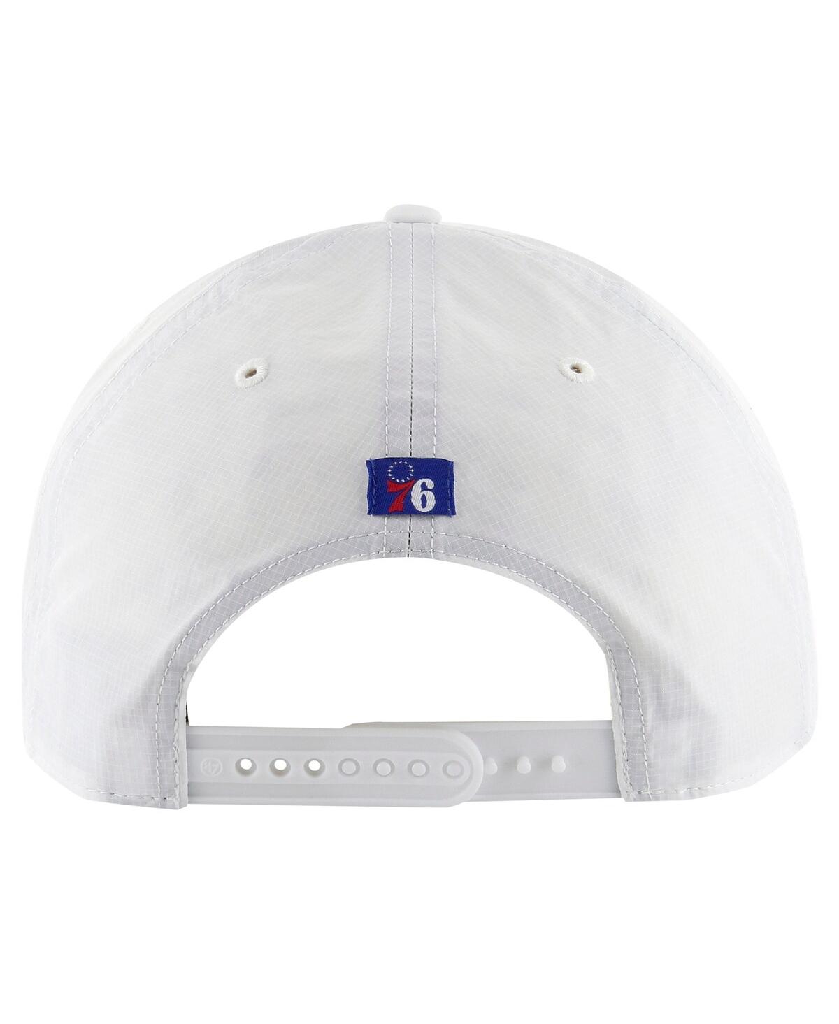 Shop 47 Brand Men's White Philadelphia 76ers Fairway Hitch Brrr Adjustable Hat