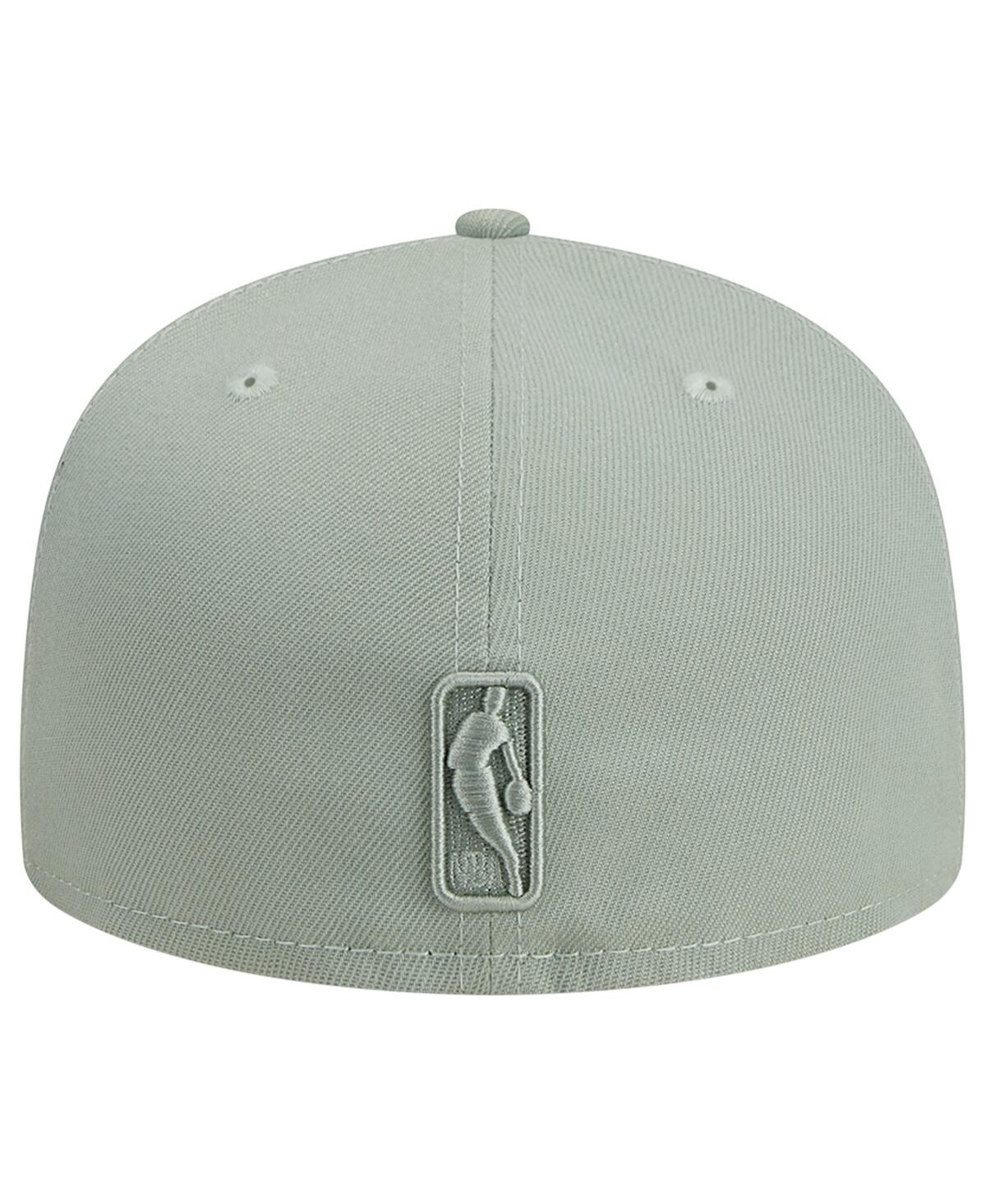 NEW ERA MEN'S LIGHT GREEN BROOKLYN NETS SAGE COLOR PACK 59FIFTY FITTED HAT 