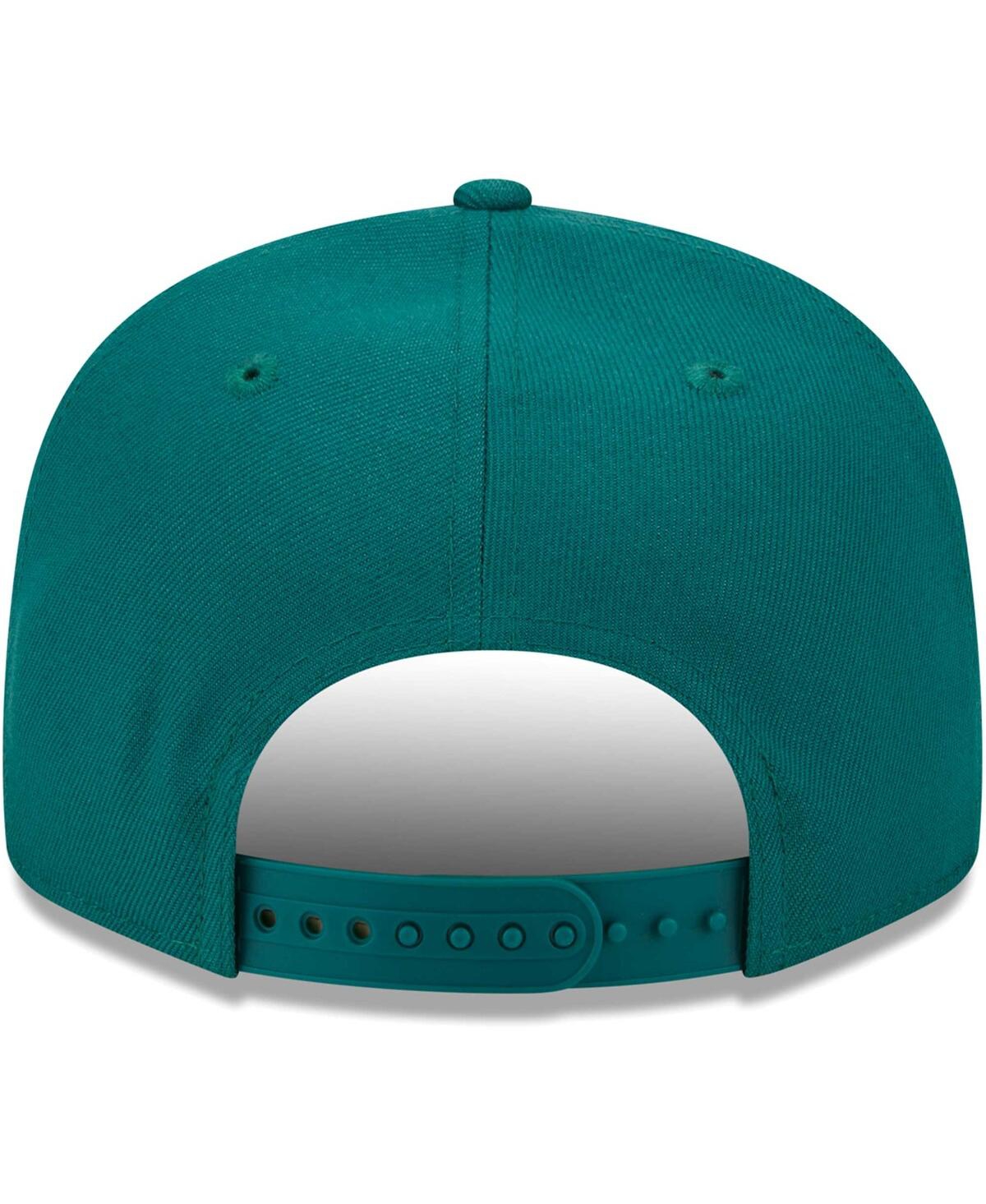 New Era Green New York Jets Main Script 9fifty Snapback Hat In Green