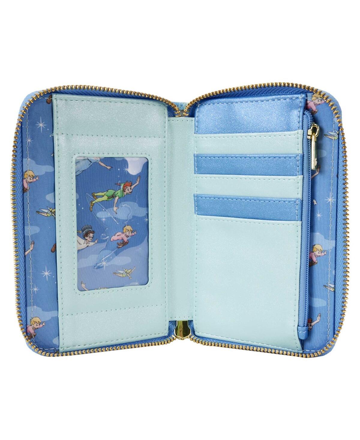 Loungefly Peter Pan You Can Fly Glow Zip-Around Wallet