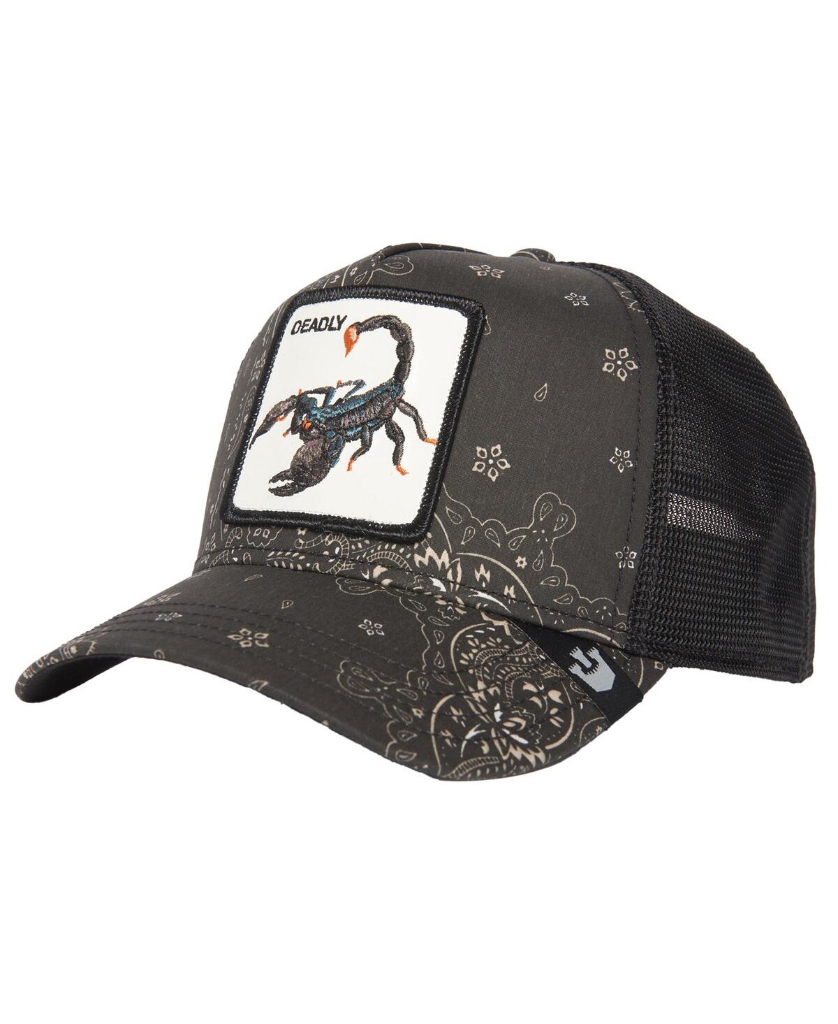 . Goorin Bros Men's Black Diamond Pearls Trucker Adjustable Hat - Black