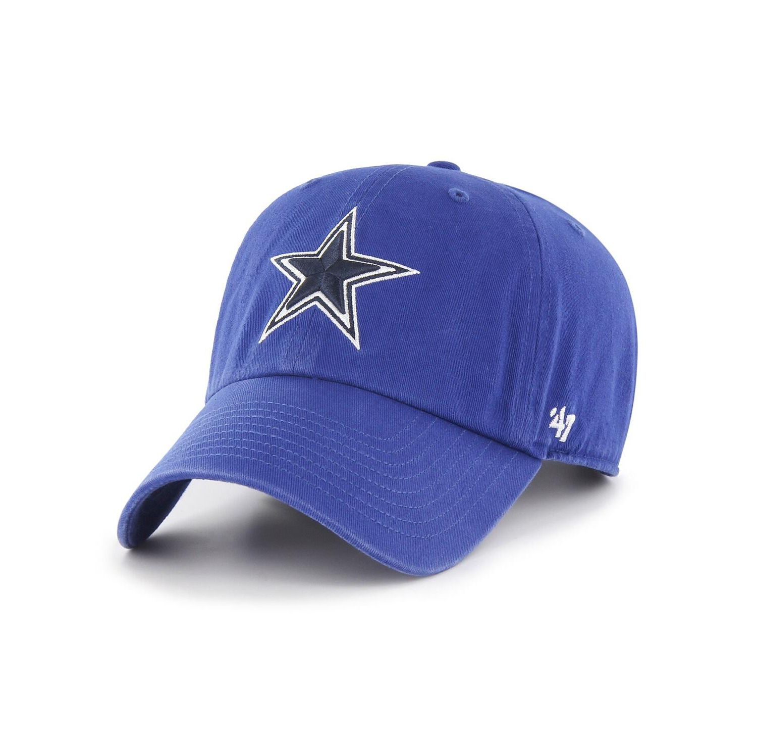 47 Brand Men's Royal Dallas Cowboys Secondary Clean Up Adjustable Hat