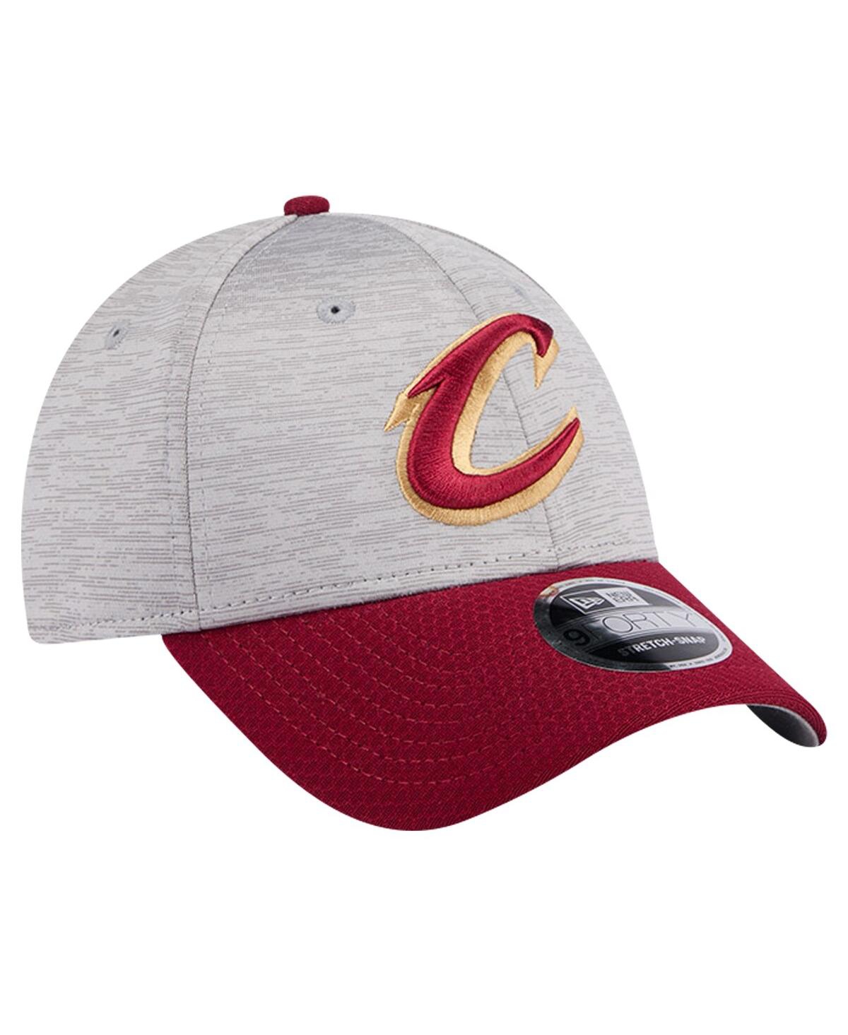 New Era Men'say/Wine Cleveland Cavaliers Active Digi-Tech Two-Tone 9forty Adjustable Hat