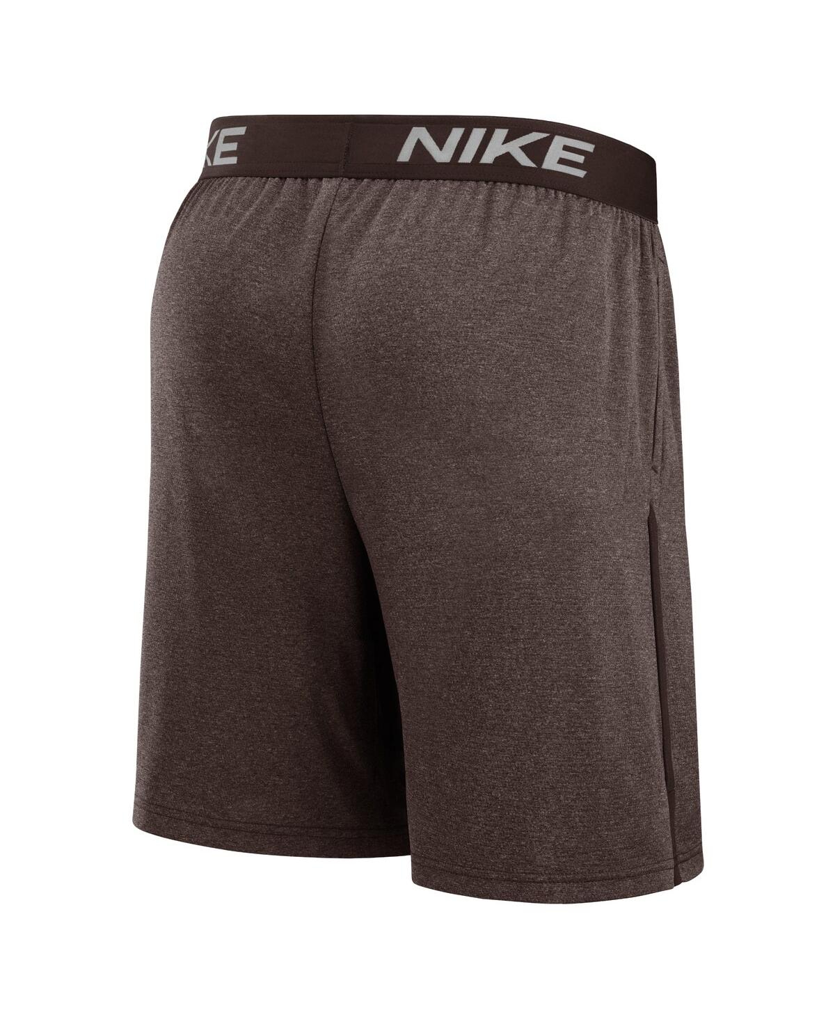 Nike Men'sSan Diego Padres Authentic Collection Practice Performance Shorts - Brown