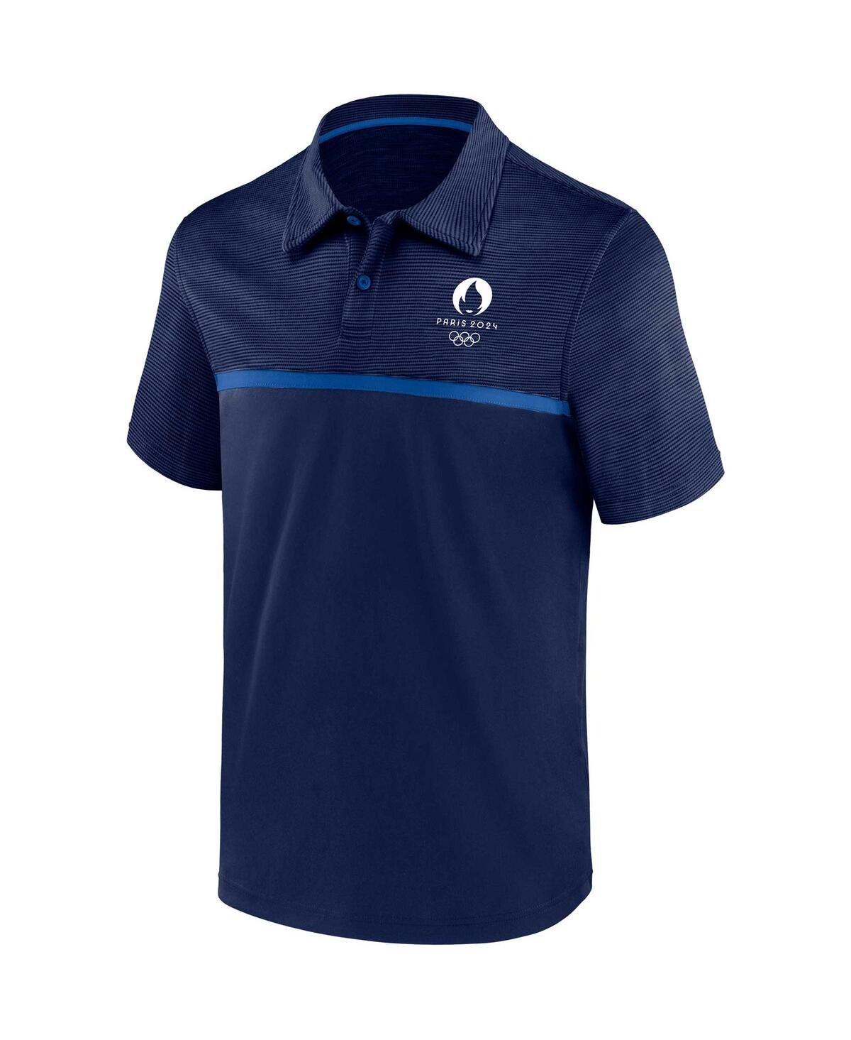 Shop Fanatics Branded Men's Navy Paris 2024 Summer Sport Polo