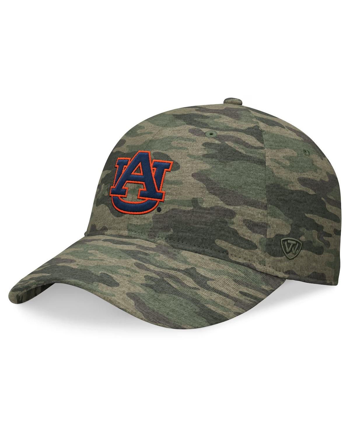 Top Of The World Camo Auburn Tigers Oht Military Appreciation Hound Adjustable Hat In Wdlnd Camo