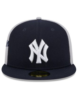 Men's Navy/Gray New York Yankees Gameday Sideswipe 59Fifty Fitted Hat