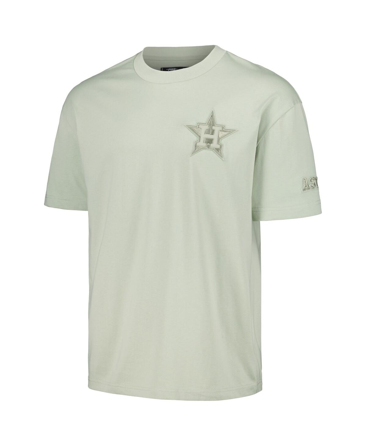 Shop Pro Standard Men's Mint Houston Astros Neutral Cj Dropped Shoulders T-shirt
