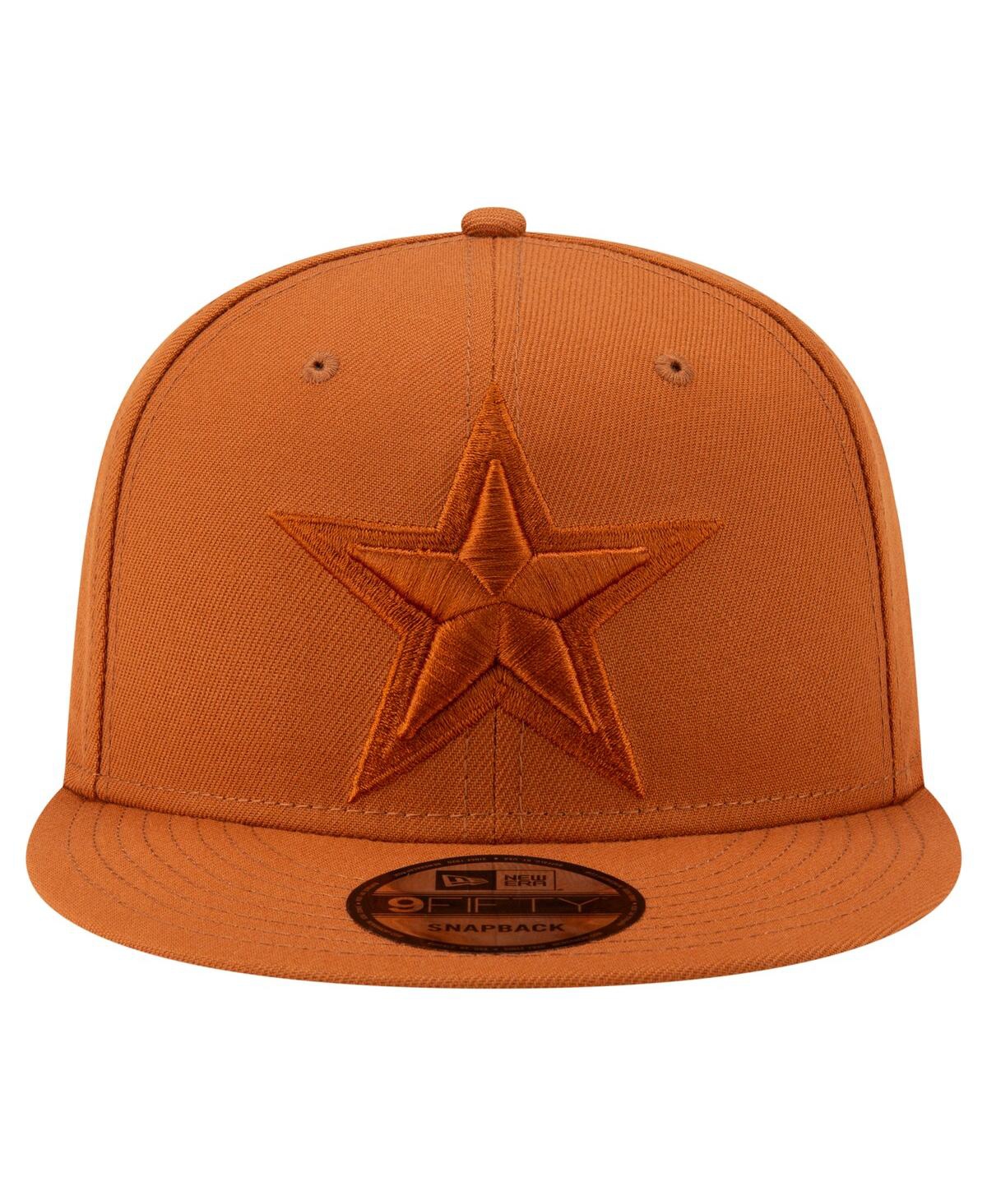 New Era Men's Brown Dallas Cowboys Color Pack 9fifty Snapback Hat In Brown