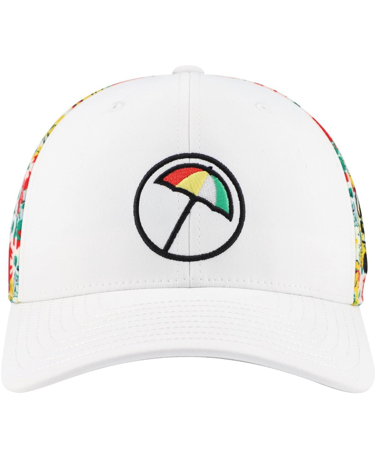 Shop Puma Men's White Arnold Palmer Invitational Floral Tech Flexfit Adjustable Hat