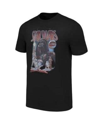 Unisex Black Star Wars Classic Group Shot T-Shirt