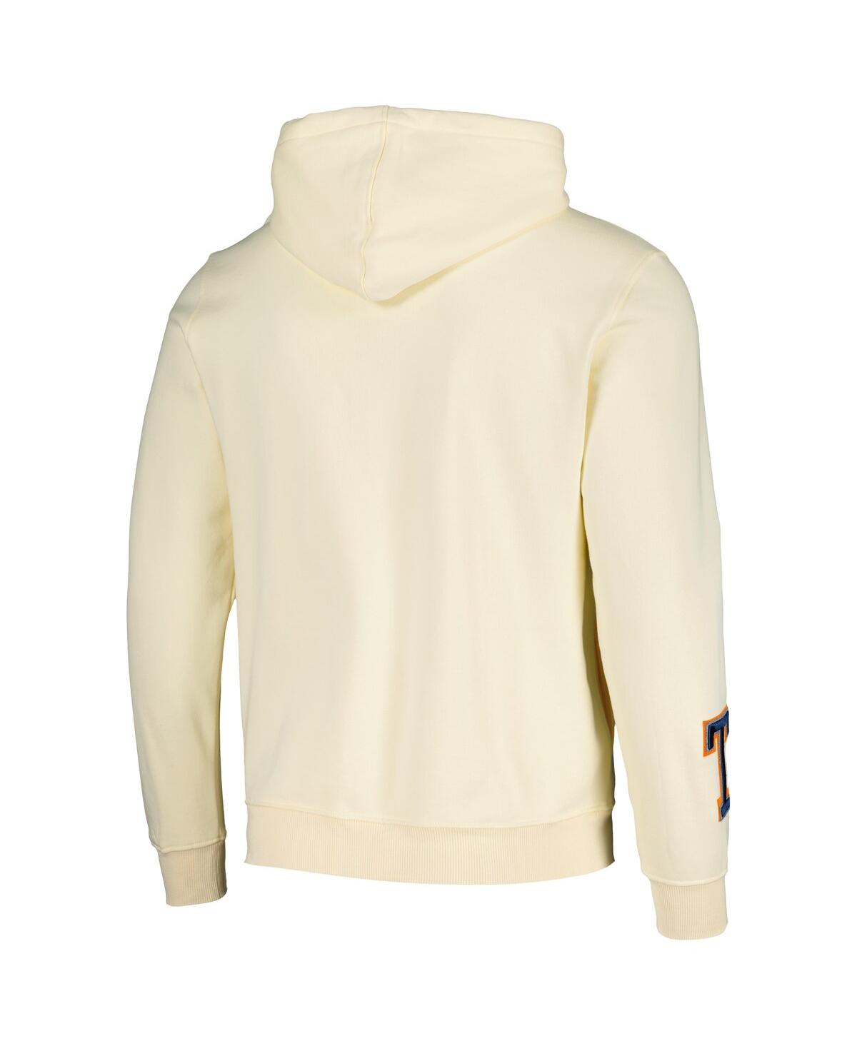 Freeze Max Unisex Cream Looney Tunes Taz Denim Patch Pullover Hoodie In Cream
