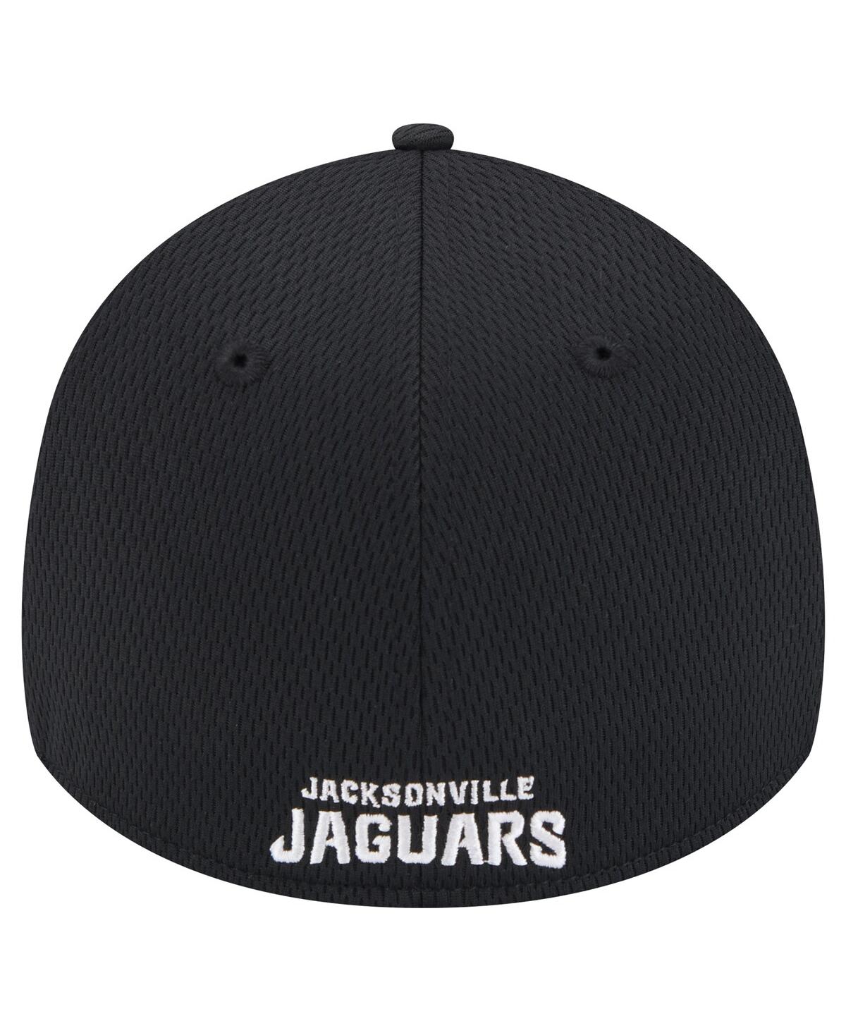 Shop New Era Men's Black Jacksonville Jaguars Active 39thirty Flex Hat