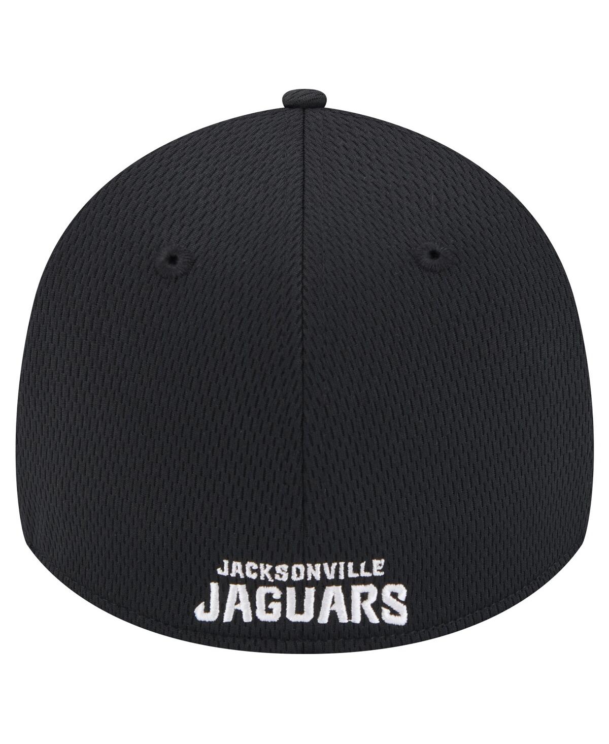 New Era Men'sJacksonville Jaguars Active 39thirty Flex Hat - Black