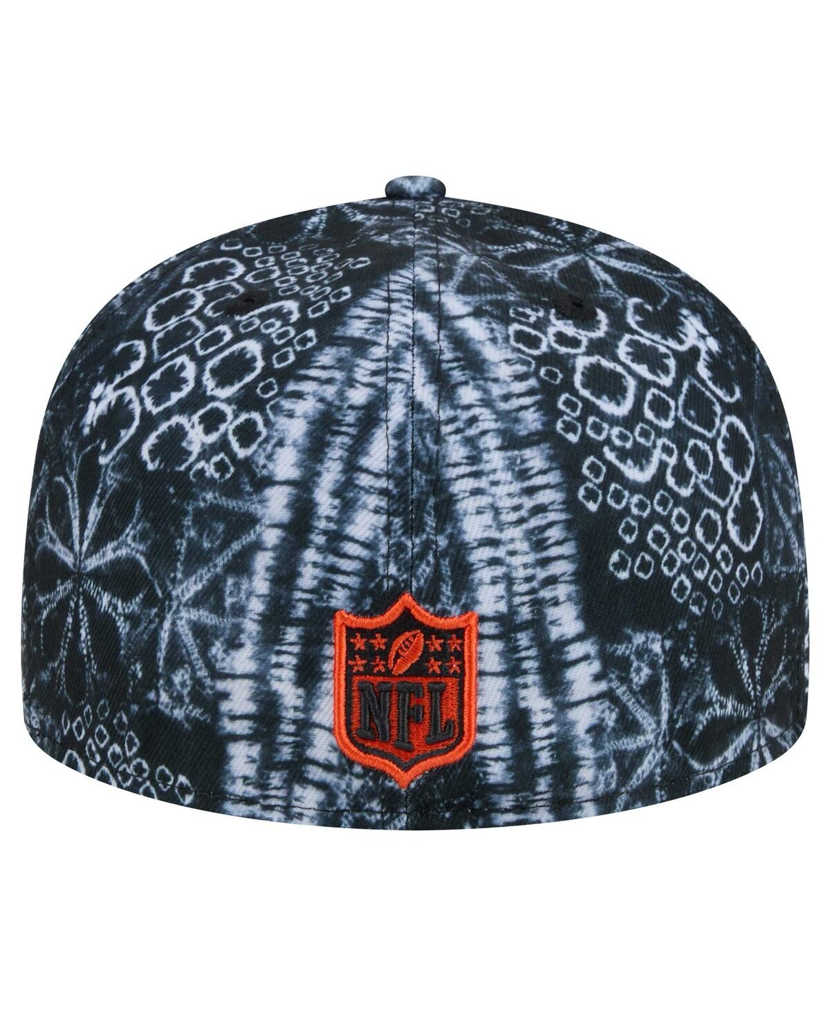 New Era Men'sCincinnati Bengals Shibori 59fifty Fitted Hat - Black