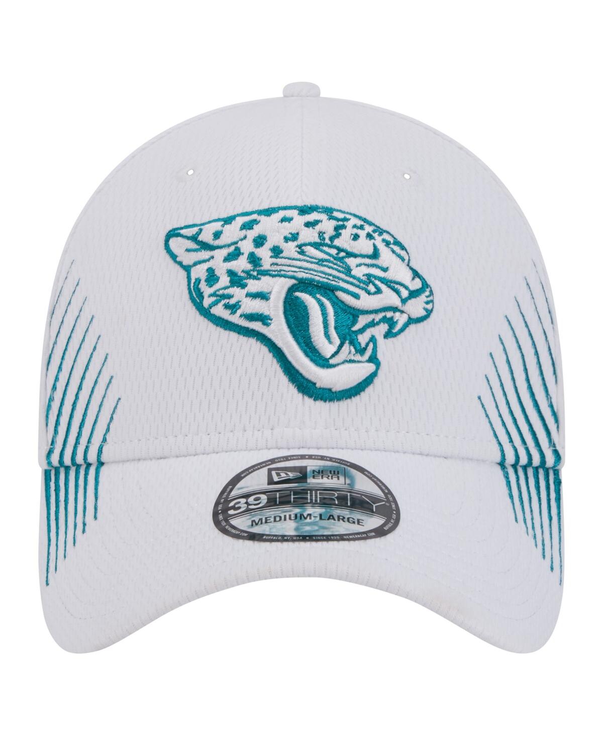 Shop New Era Men's White Jacksonville Jaguars Active 39thirty Flex Hat