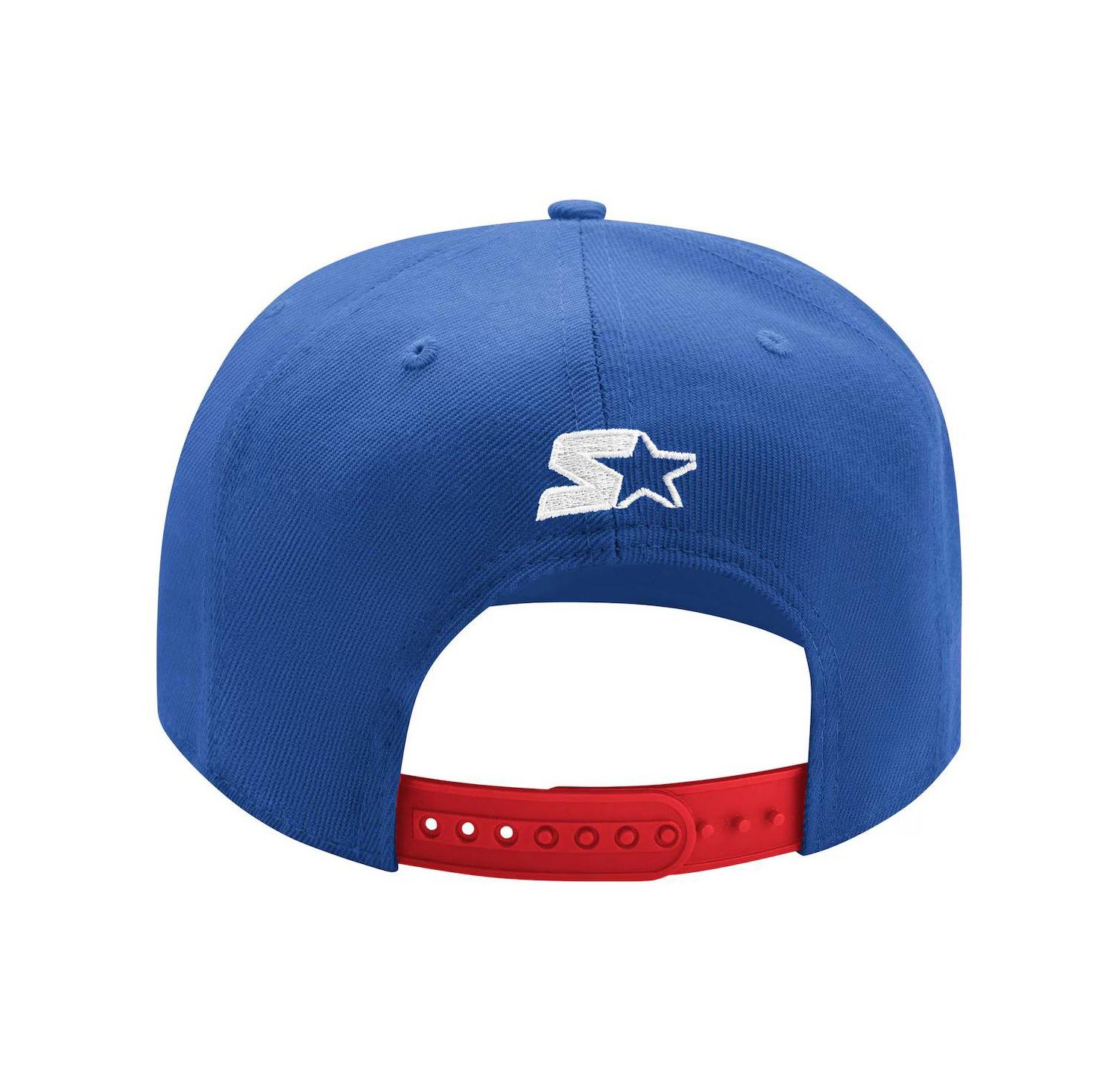 Men's Blue/Red New York Rangers Arch Logo Two-Tone Snapback Hat