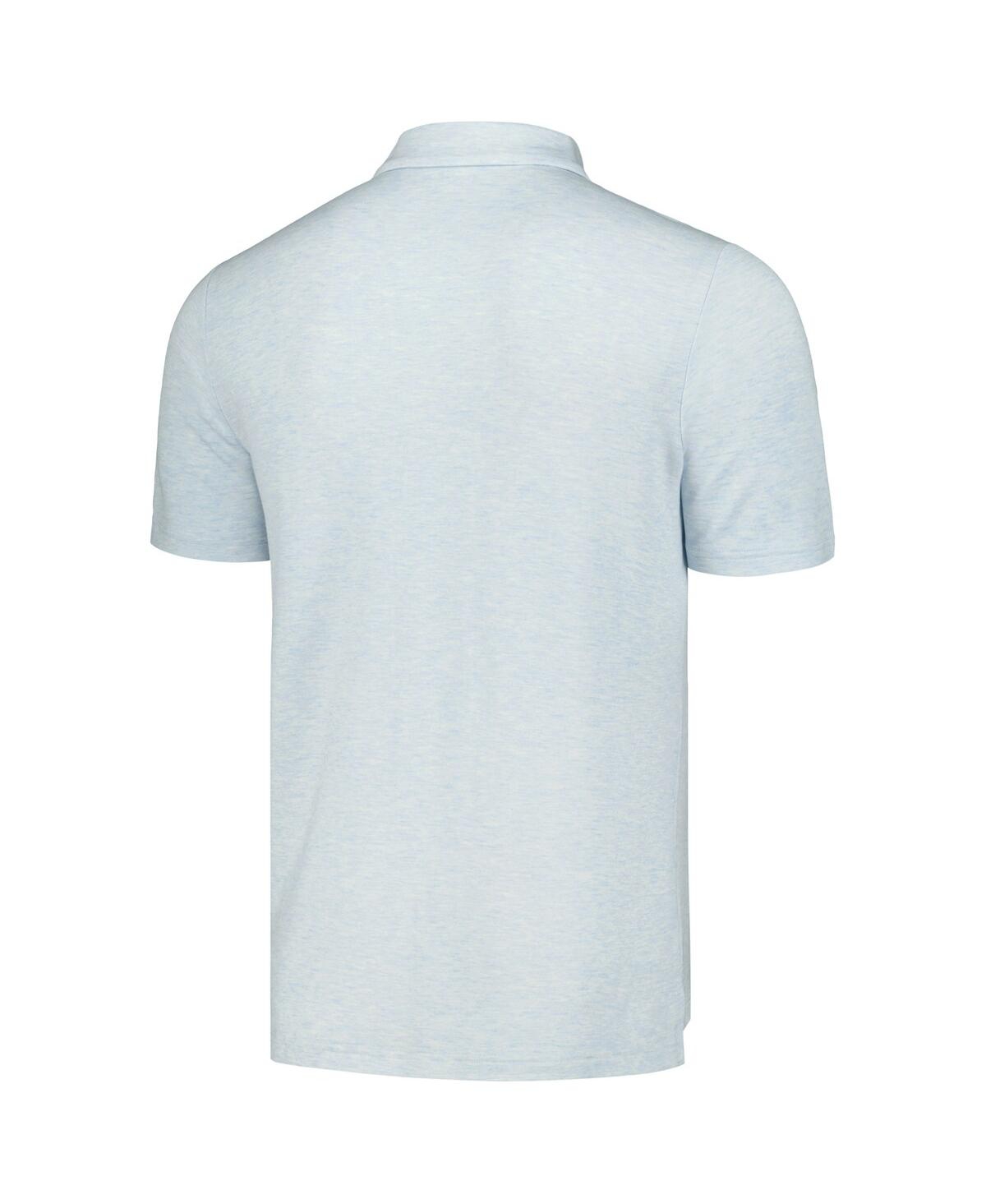 Shop Columbia Men's Light Blue The Players Omni-shade Clubhead Polo