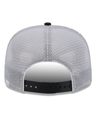 Men's Black Miami Heat Court Sport Speckle 9fifty Snapback Hat