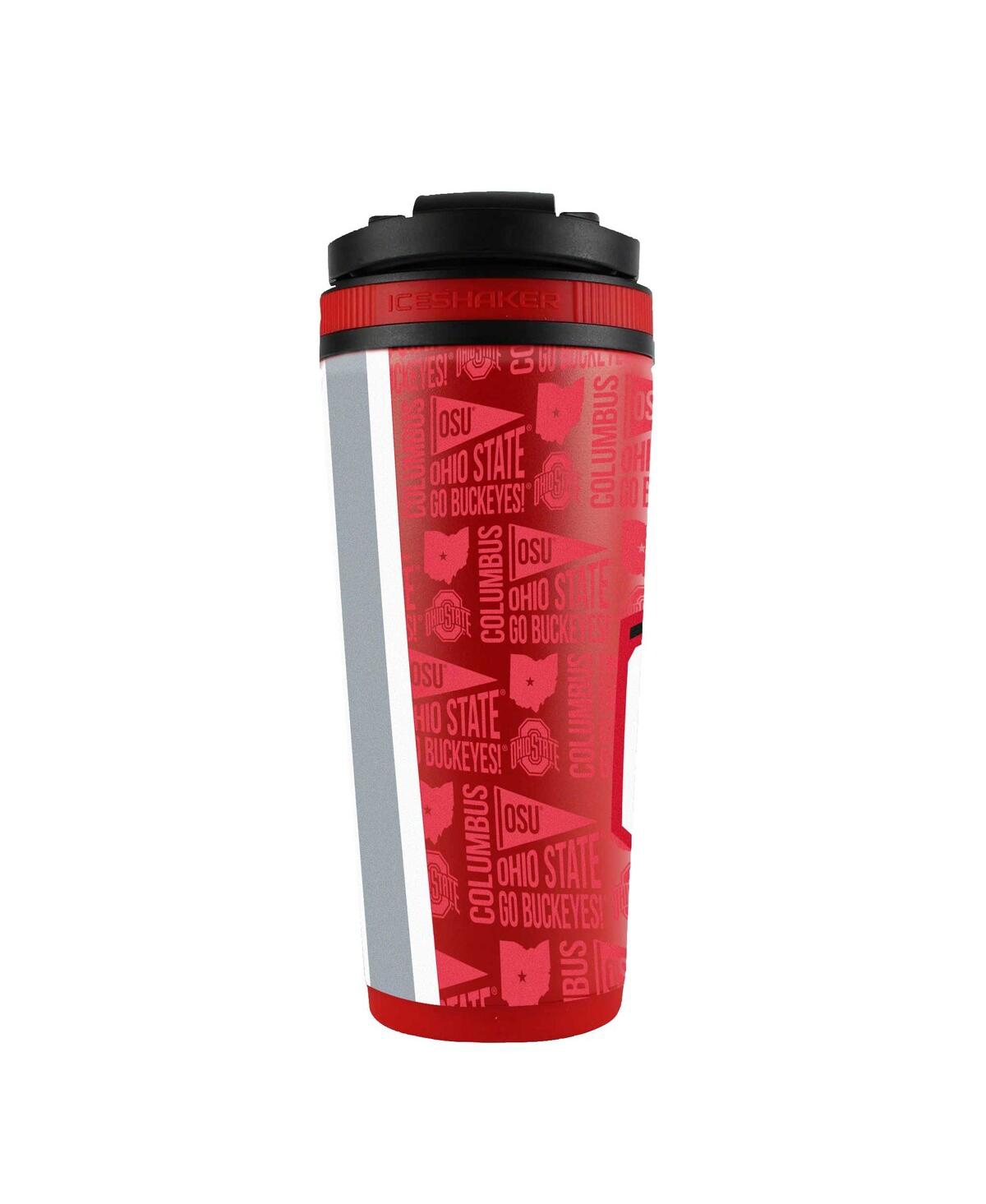 Perfect Shaker Wincraft Ohio State Buckeyes 26oz. 4d Stainless Steel Ice Shaker Bottle In No Color