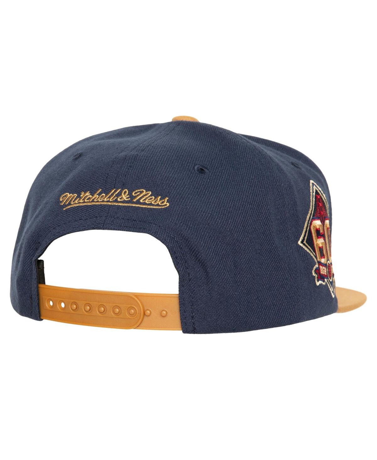 Mitchell Ness Men'sSan Francisco Giants Work It Snapback Hat - Navy