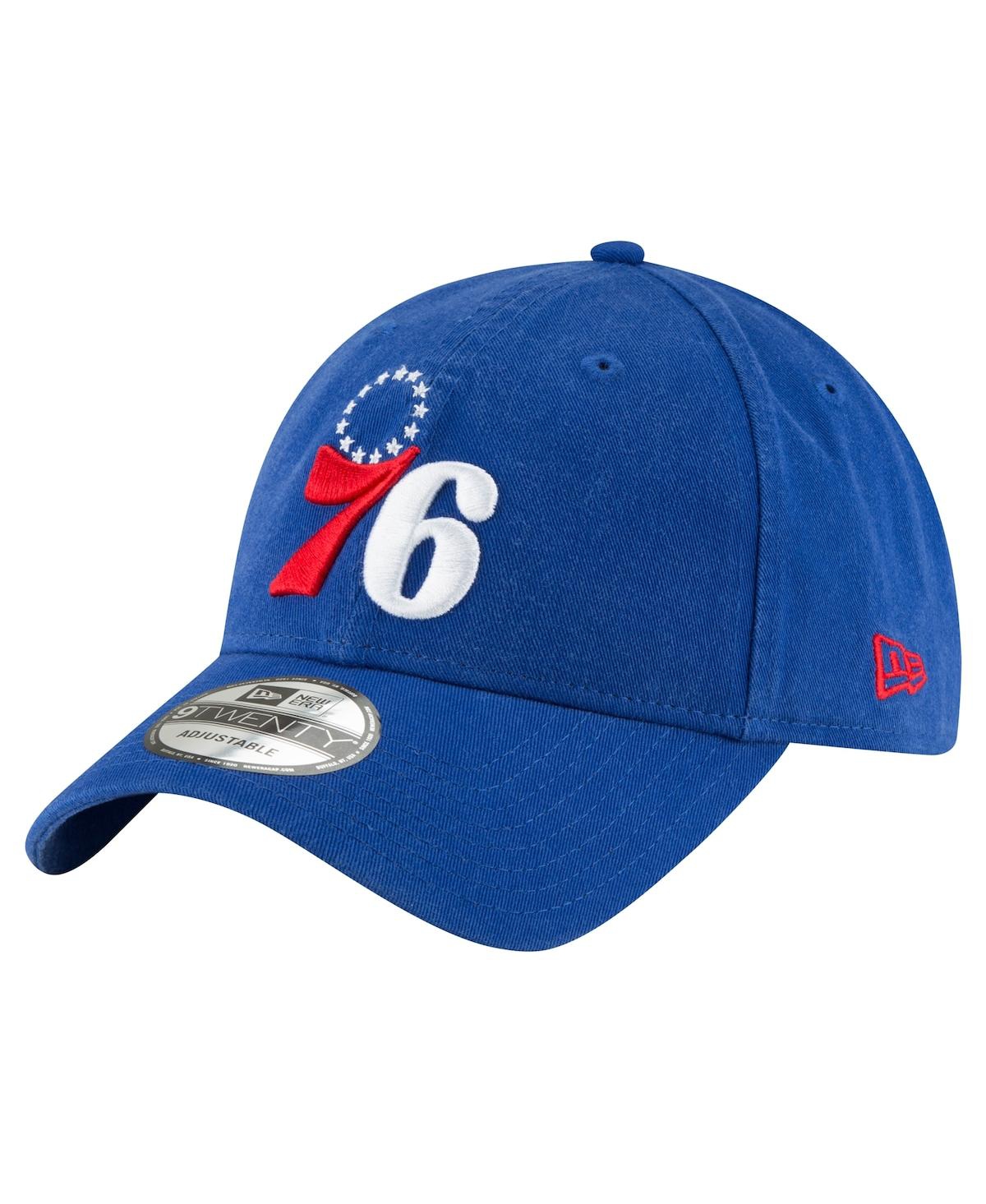 New Era Royal Philadelphia 76ers Team 2.0 9twenty Adjustable Hat In Royal