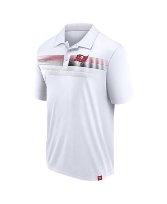 Branded Men's White Tampa Bay Buccaneers Victory For Us Interlock Polo