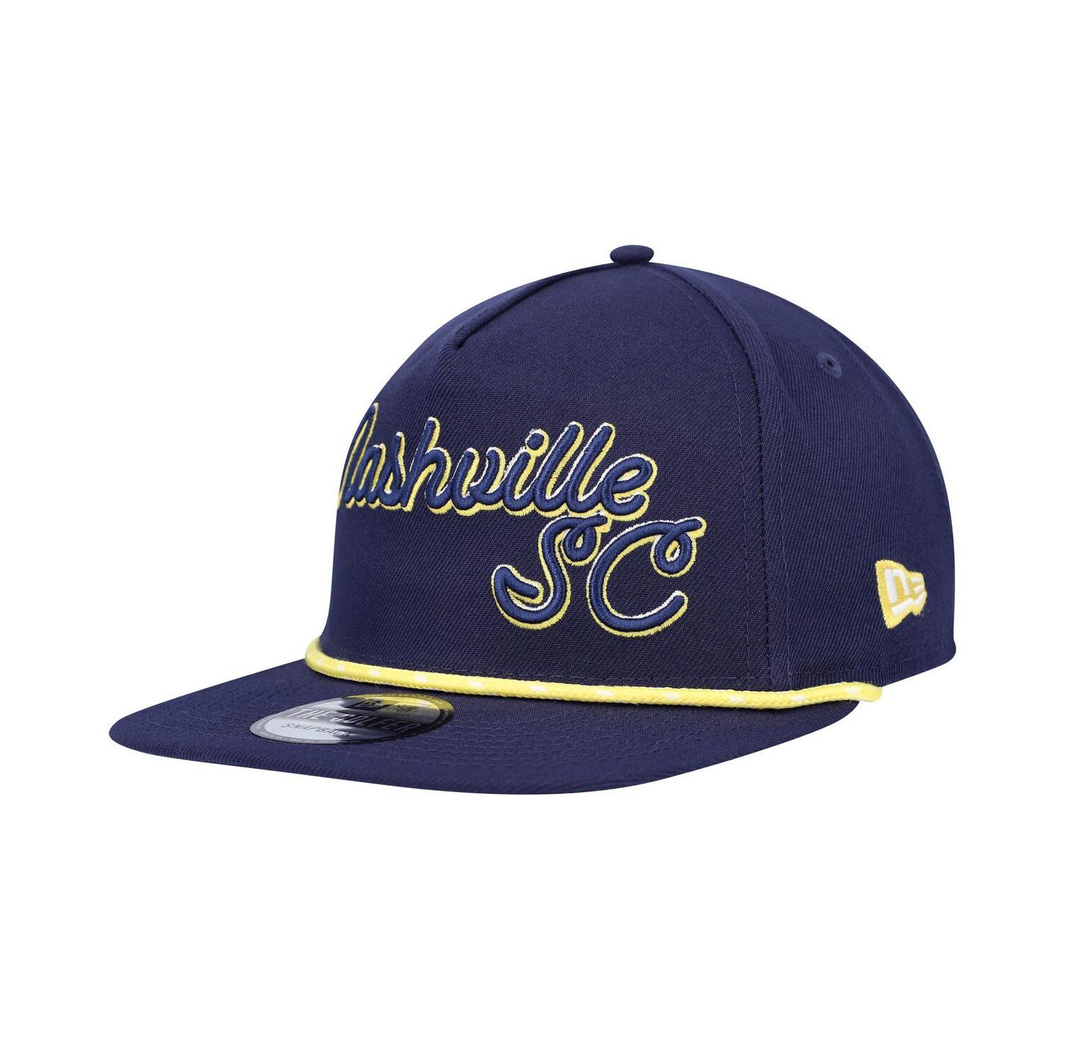 Men's Navy Nashville SC Script Golfer Adjustable Hat