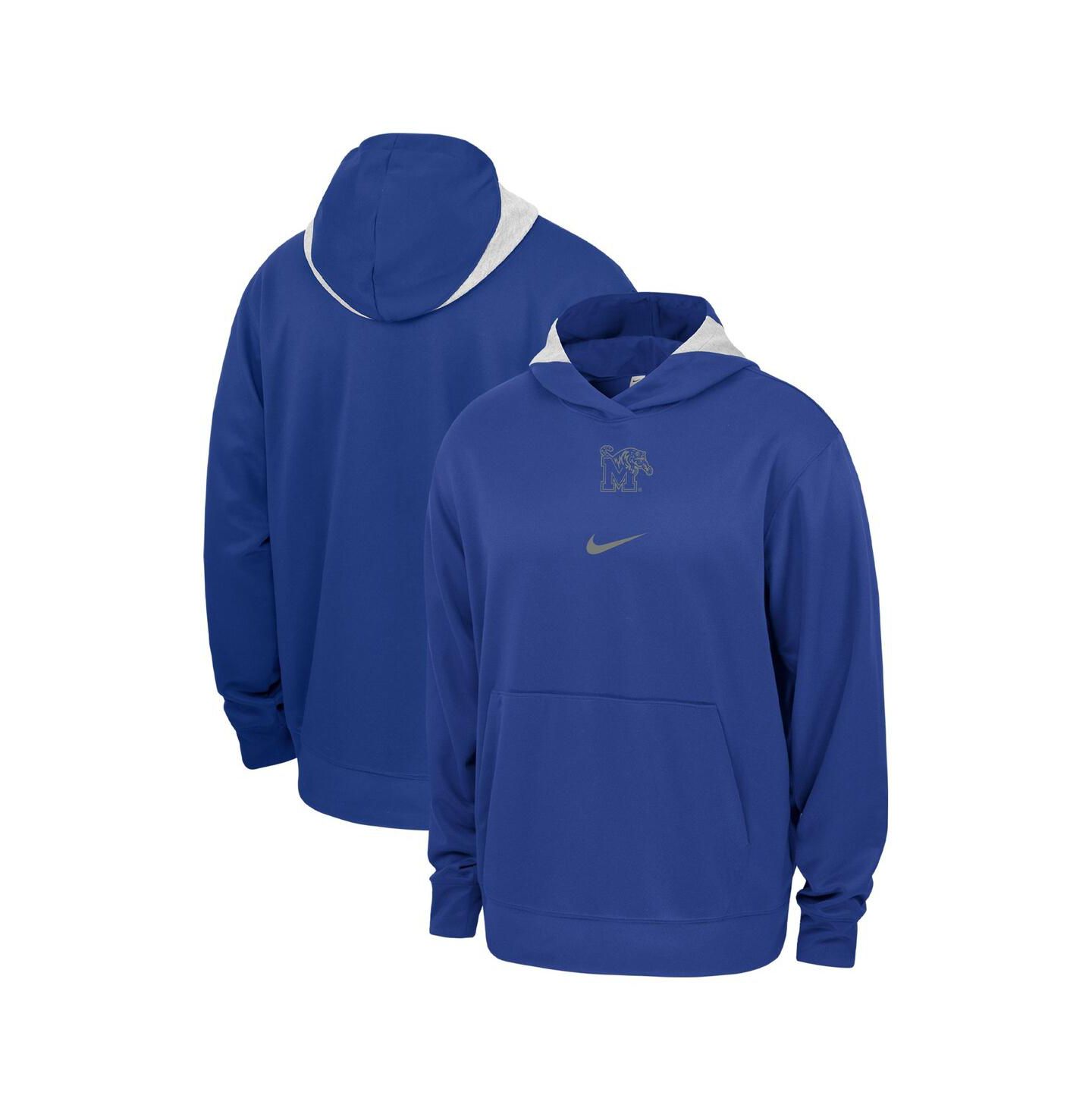 Мужское худи Nike Royal Memphis Tigers Basketball Spotlight Performance Pullover — фото 1