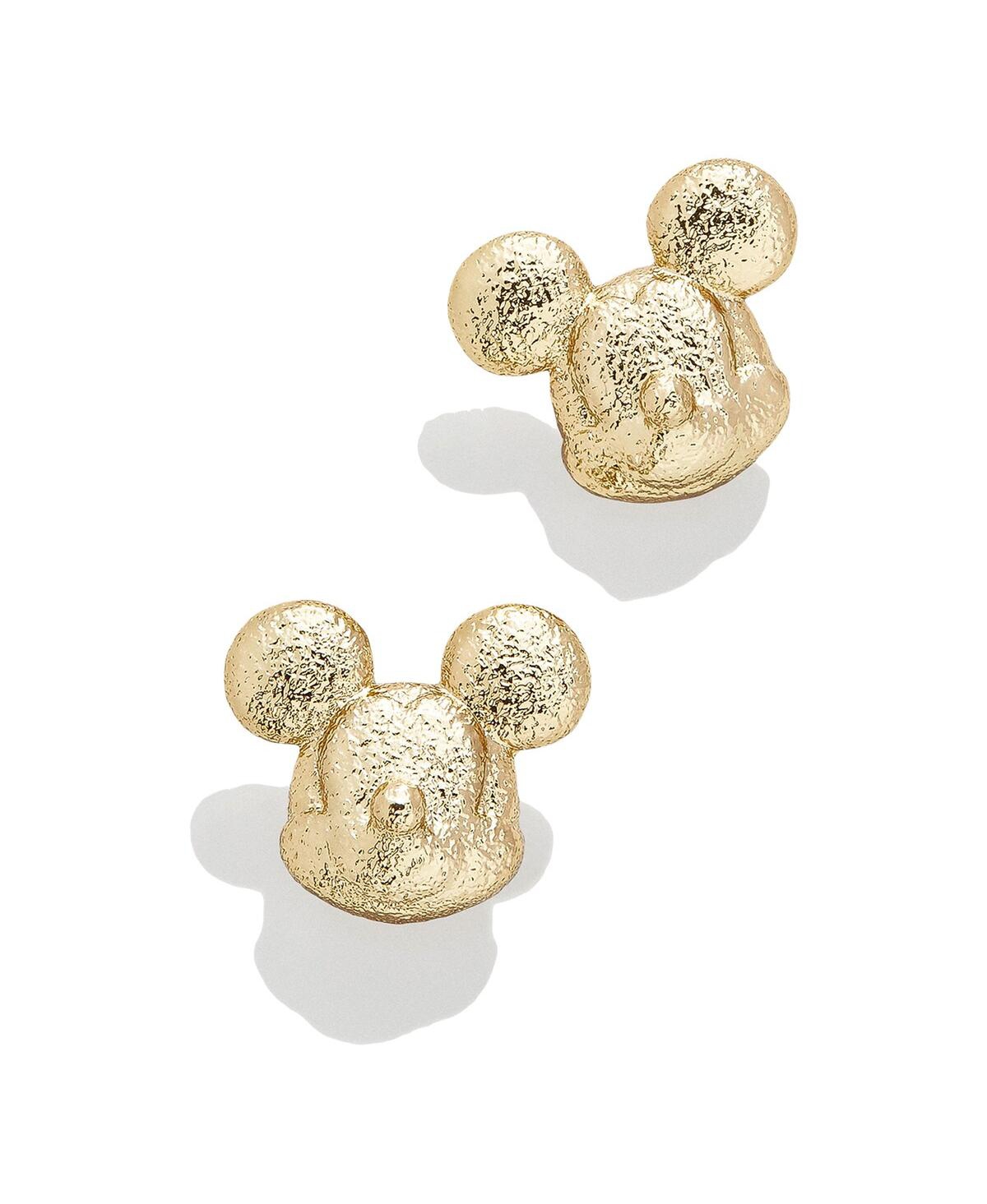 Women's BaubleBar Mickey 3D Silhouette Earrings - Gold