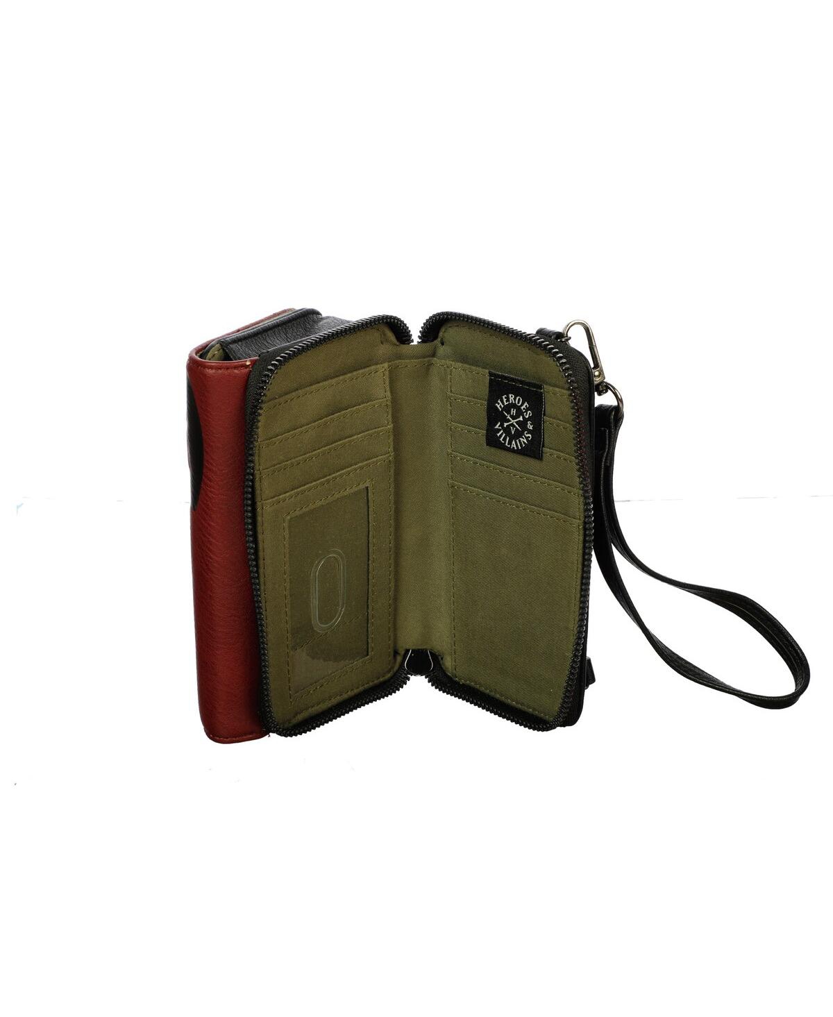 Heroes & Villains Heroes Villains Star Wars Boba Fett Mythosaur Badge Wristlet In Black Maro
