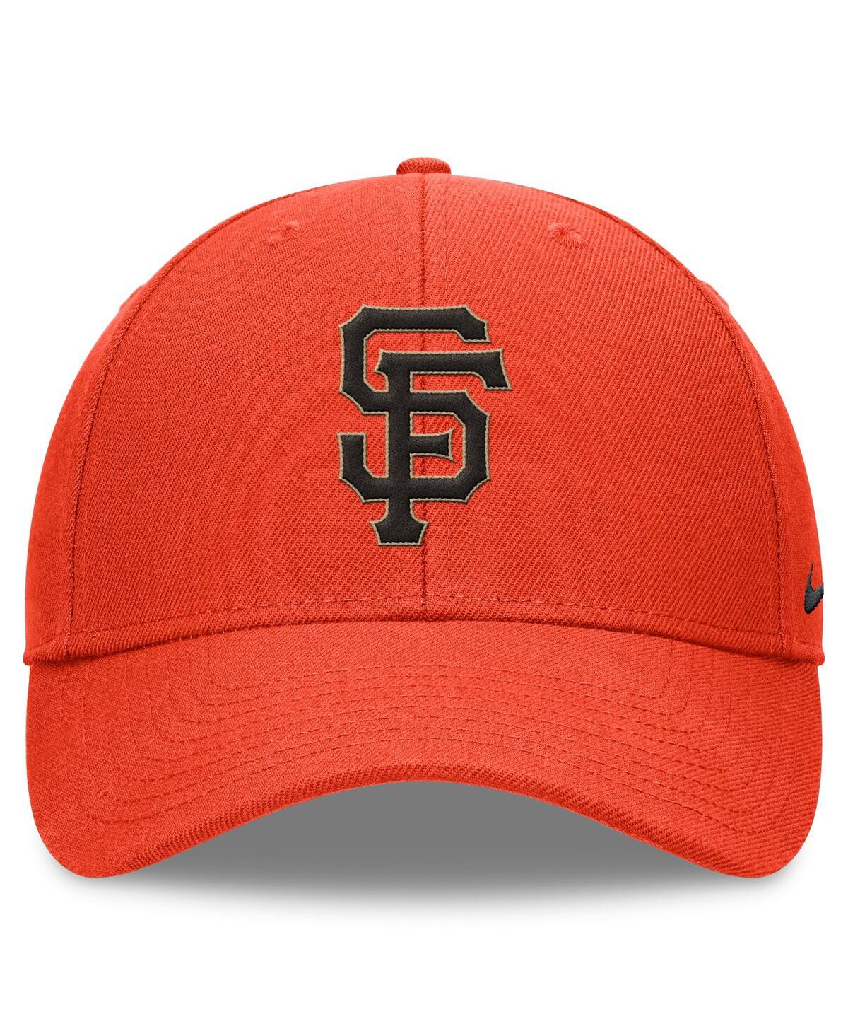 Nike Orange San Francisco Giants Evergreen Club Adjustable Hat In Orange