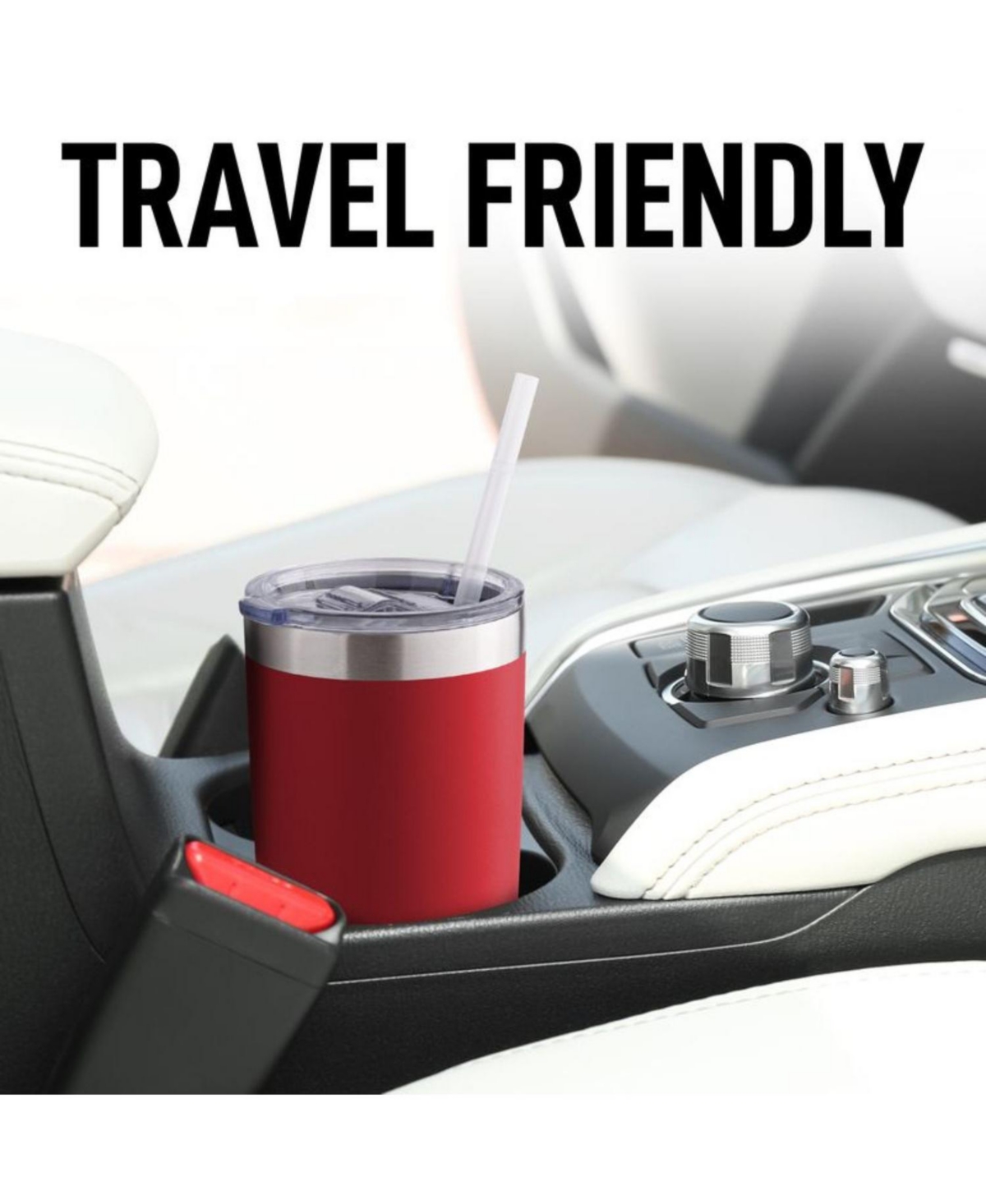 Zulay Kitchen 20oz Stainless Steel Tumbler With Lid and Straw - Sweat-Free Travel Coffee Mug Tumbler Cups