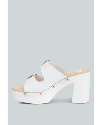 Rag and Co Womens Kenna Dual Buckle Strap Sandals