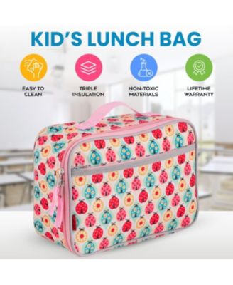 Insulated Lunch Bag With Spacious Compartment & Built-In Handle