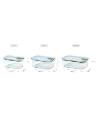 EasyClip 1Pc. 23oz Rectangular Glass Box