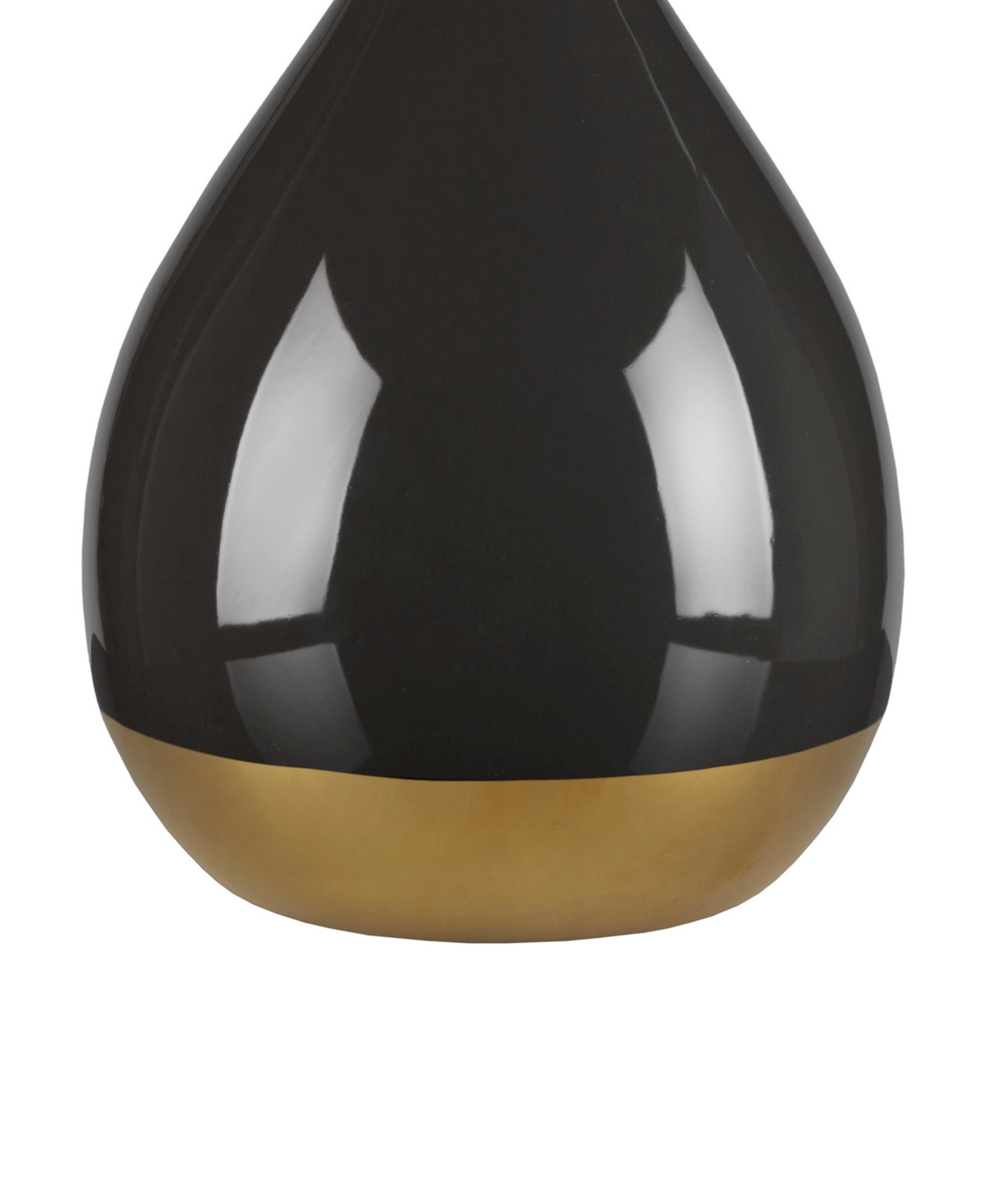 Shop 510 Design 2-tone Ceramic Table Lamp Set Of 2 In Black,gold