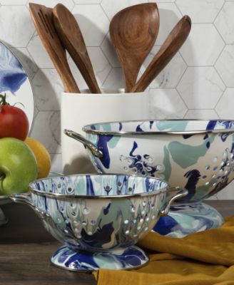Lagoon Enameled Steel Medium Colander