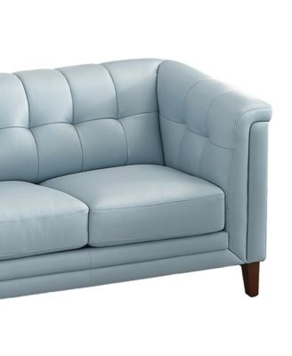 Arvo 62" Top Grain Leather Loveseat